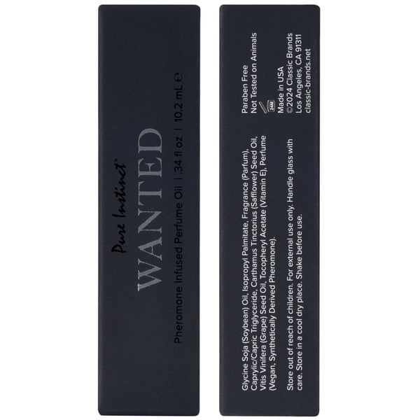 WANTED | Pure Instinct Men's Collection Pheromone Perfume Oil Roll On