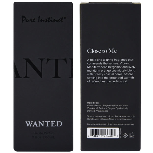 WANTED | Pure Instinct Men's Collection Pheromone Perfume