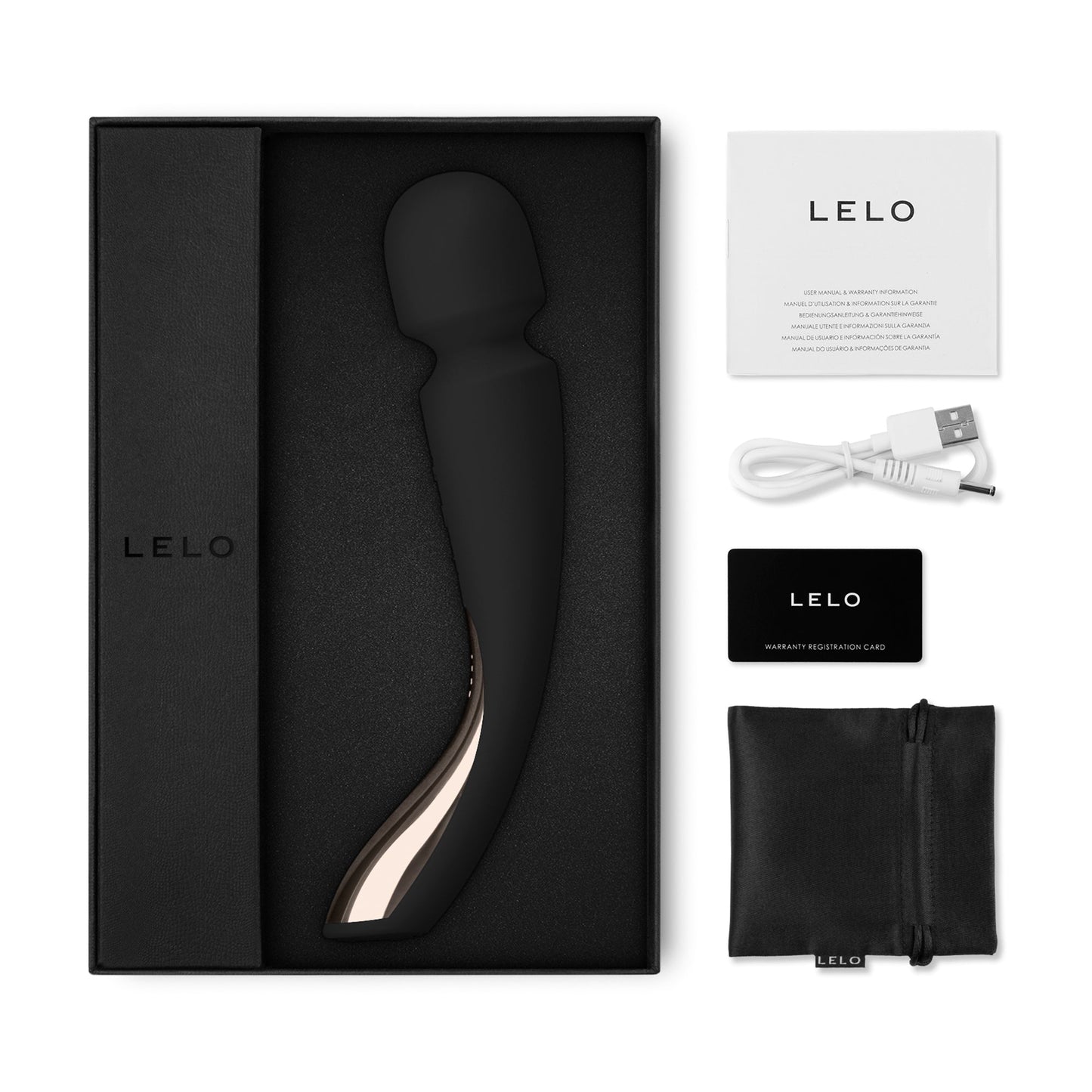 LELO Smart Wand 2 | Medium | Black