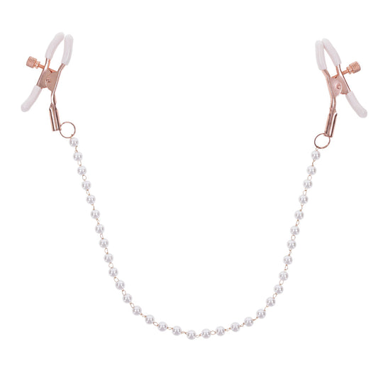 Pearl Nipple Clamps - Peaches 'n CreaMe