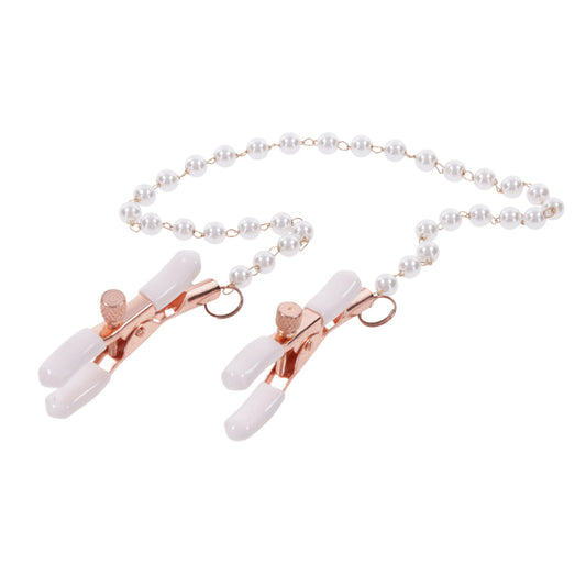 Pearl Nipple Clamps - Peaches 'n CreaMe