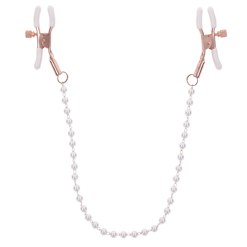 Pearl Nipple Clamps - Peaches 'n CreaMe